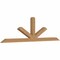 Ekena Millwork Saratoga Smooth Timber Gable Bracket, Western Red Cedar, 84"W x 24"H x 3 1/2"D x 3 1/2"F, 7/12 Pitch GBW084X24X0404SAR00SWR - alternate 4